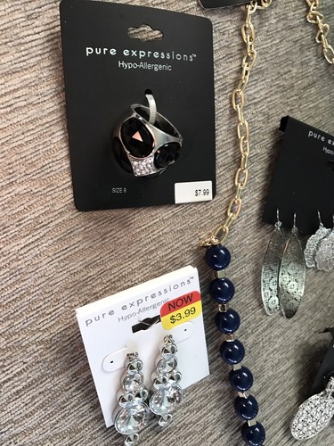 Mixed Jewelry Lot Earrings And Necklace (12) USA Seller New Free Shipping