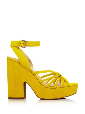

Женские желтые кожаные сандалии KATE SPADE NEW YORK 1-1/2 дюйма на платформе Glenn, Желтый, S970795