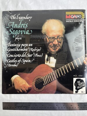 Andres Segovia Classical Sealed LP The Segovia Collection Vol 2 on MCA