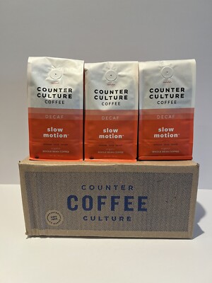 6 Bags   Counter Culture Coffee   Slow Motion Decaf Blend Whole Bean Coffee