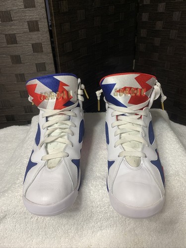 メンズ★'16 NIKE AIR JORDAN 7 RETRO OLYMPIC 304775-123 白 Jordan Air Jordan 7 Retro 