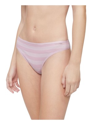 

CALVIN KLEIN Intimates Розовое плюшевое эластичное нижнее белье в полоску, Розовый, QD3643