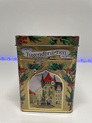 Vintage Christmas Lambertz Frauenthor German Musical Cookie Tin Box Jingle Bells