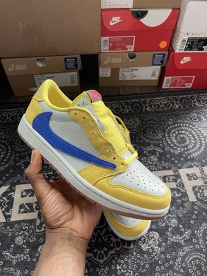 Travis Scott x Air Jordan 1 Retro OG Low  Canary 