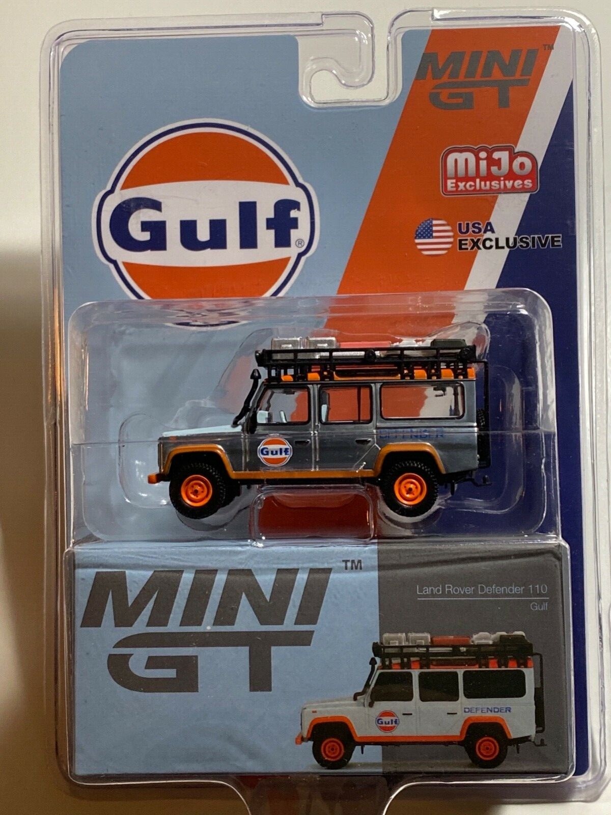 ミニカー MINI GT Land Rover Defender 110 Mini GT 1:64 Land Rover Defender 110 Gulf CHASE | eBay