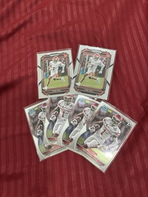 Tank Dell Rookie Card Lot (6) Base Bowman U Prizm Draft Picks