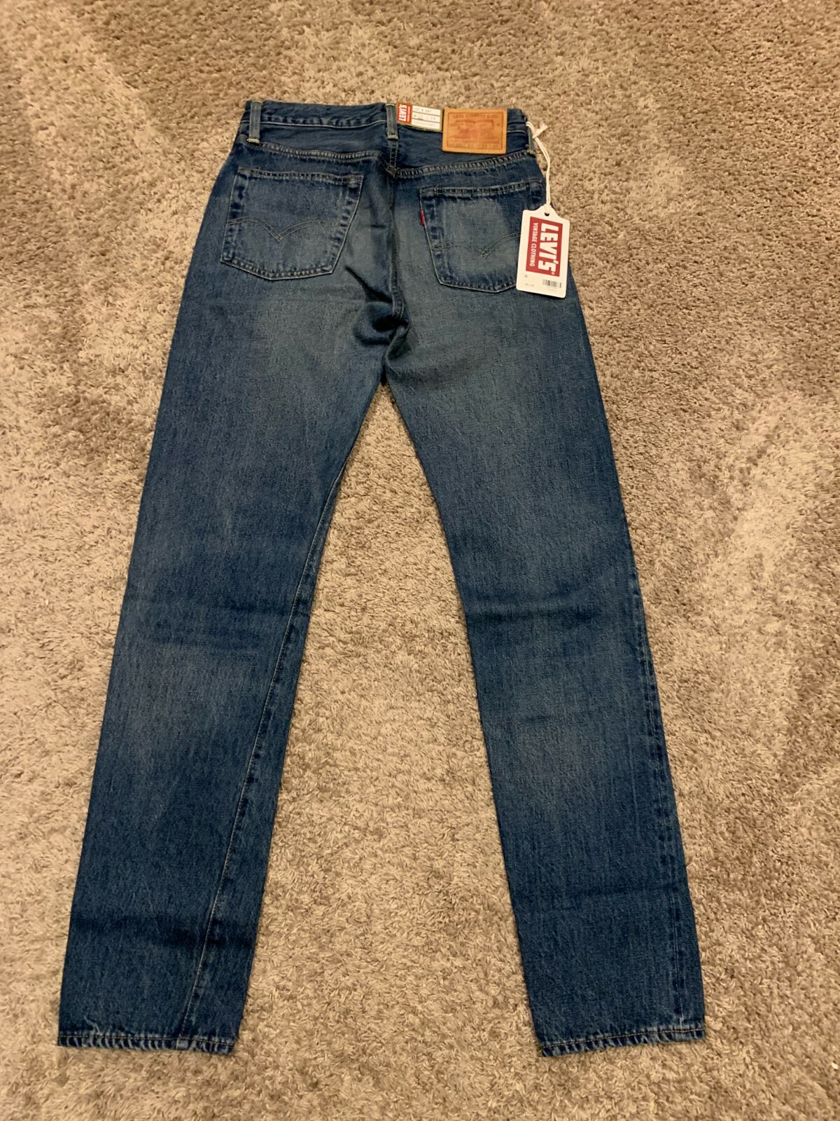 Pre-owned Levi's Lvc 1954 501z Xx Selvedge Jeans Made In Japan 29x34 Rt$285 0101 U15 In Blue