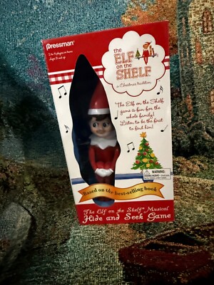 Pressman, Elf of the Shelf Musical Hide and Seek Game.  New. Christmas Tradition