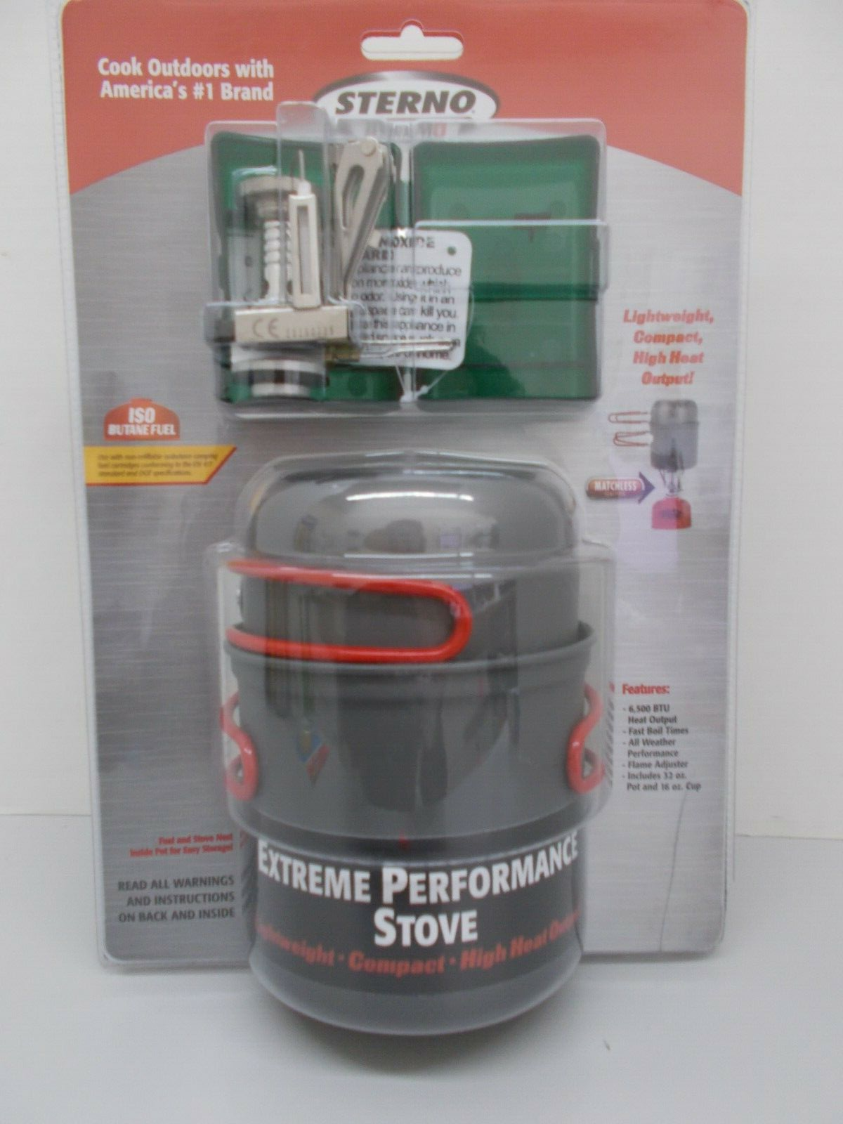Sterno Dynamo Extreme Performance Stove Burner Camping Backcountry