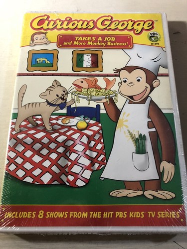 Curious George Takes a Job & More (2007) DVD NEW Children