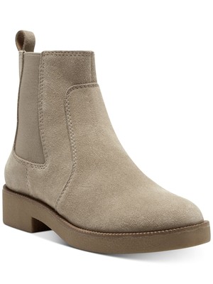 БРЕНД LUCKY Женские бежевые туфли Goring Ressy с круглым носком на блочном каблуке из кожи Челси 6,5 М