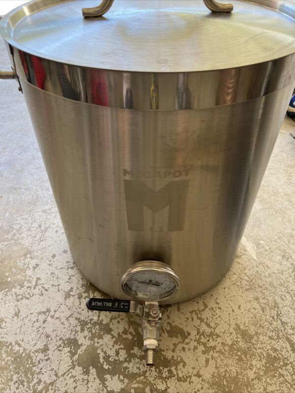 MegaPot 1.2 Brew Kettle 10 Gallon Stainless Pot