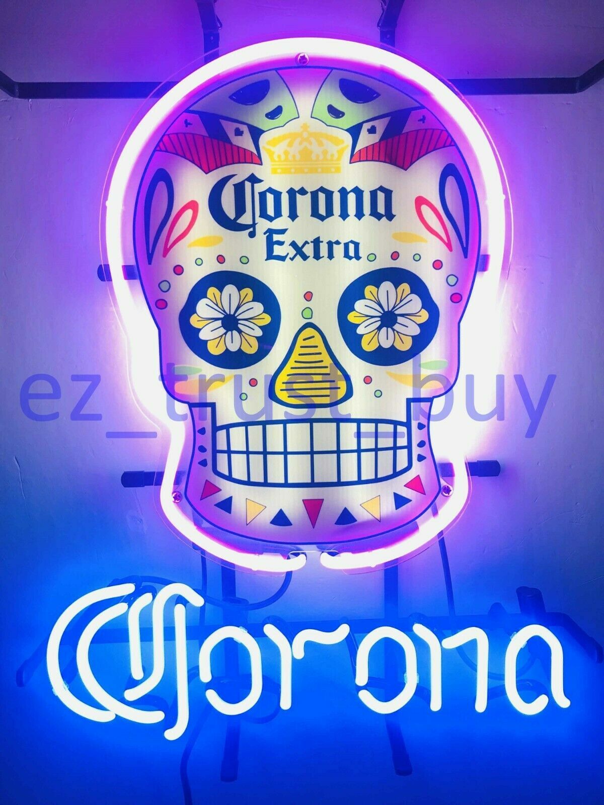 Corona Extra Hanuted Skull Beer 20