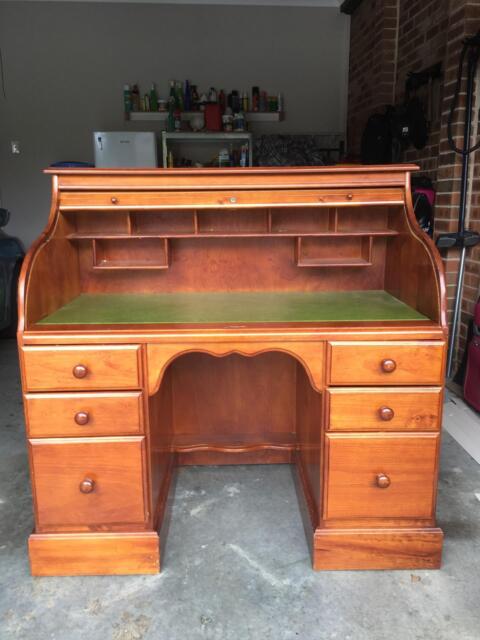 Pine Roll Top Desk Desks Gumtree Australia Bowral Area