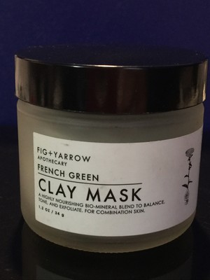 Fig + Yarrow French Green Organic Clay Mask 1.2 oz New