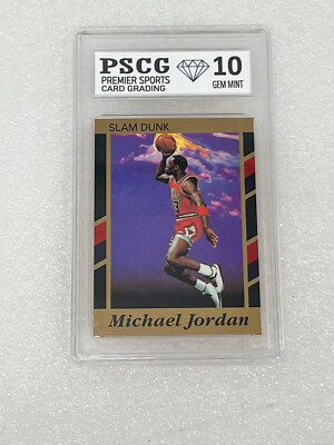 1990 - 1991 SLAM DUNK MICHAEL JORDAN BEST OF THE BEST 6 of 12 PSCG 10 MINT