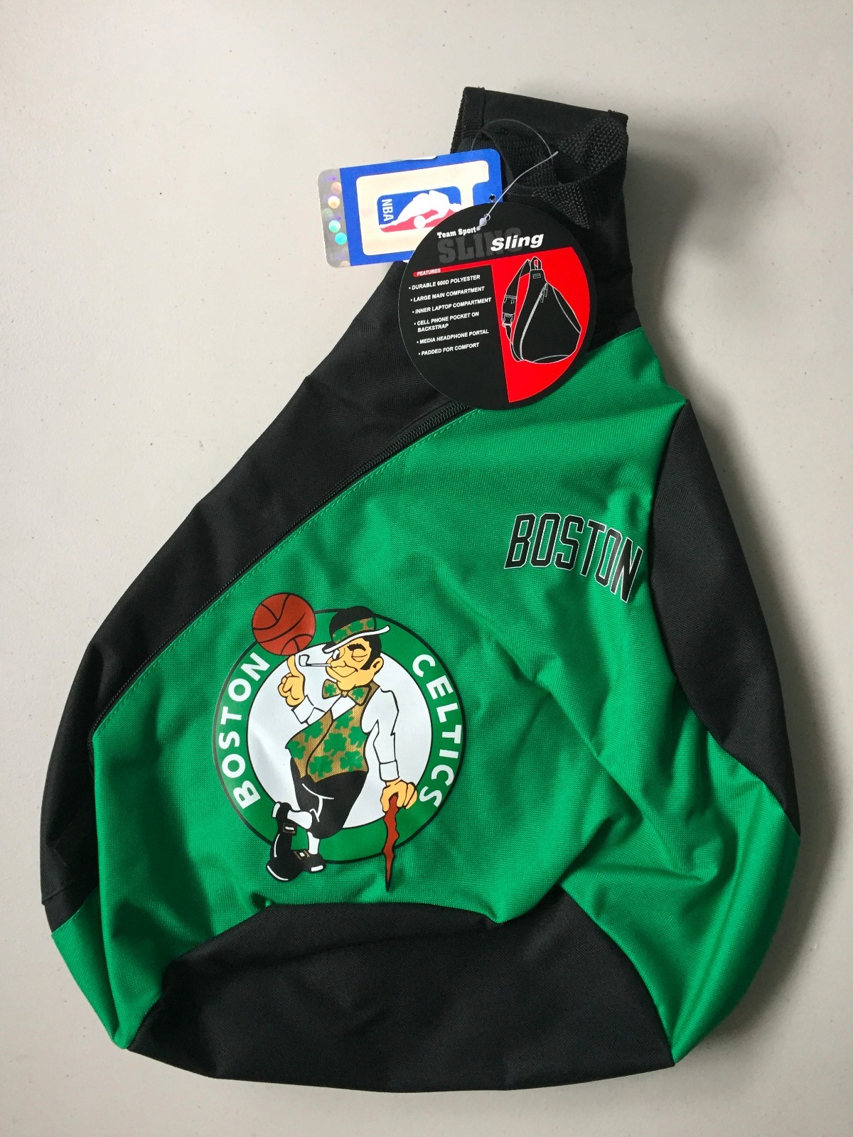 BOSTON CELTICS バスケ用バッグ グリーン Boston Celtics NBA Action Backpack