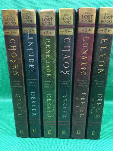 The Lost Books Dekker Set of 6 Chosen, Infidel, Renegade, Chaos, Lunatic, Elyon
