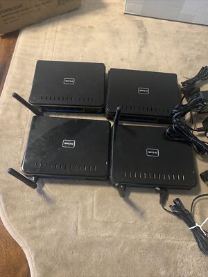 D-Link DIR-601 150Mbps Wireless-N Wi-Fi 4-Port Internet Home Router (LOT OF 4)