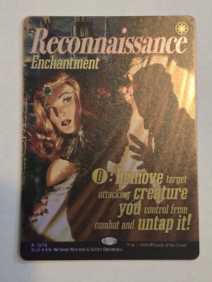 MTG Reconnaissance FOIL 1575 Secret Lair Hard-Boiled Thrillers Rare Full Art