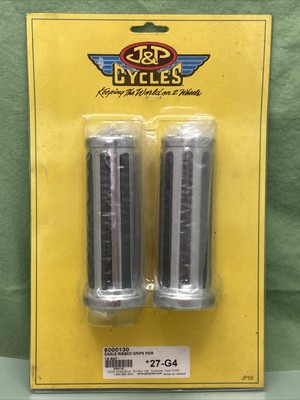 NEW J&P CYCLES JP55 EAGLE RIBBED GRIPS PAIR