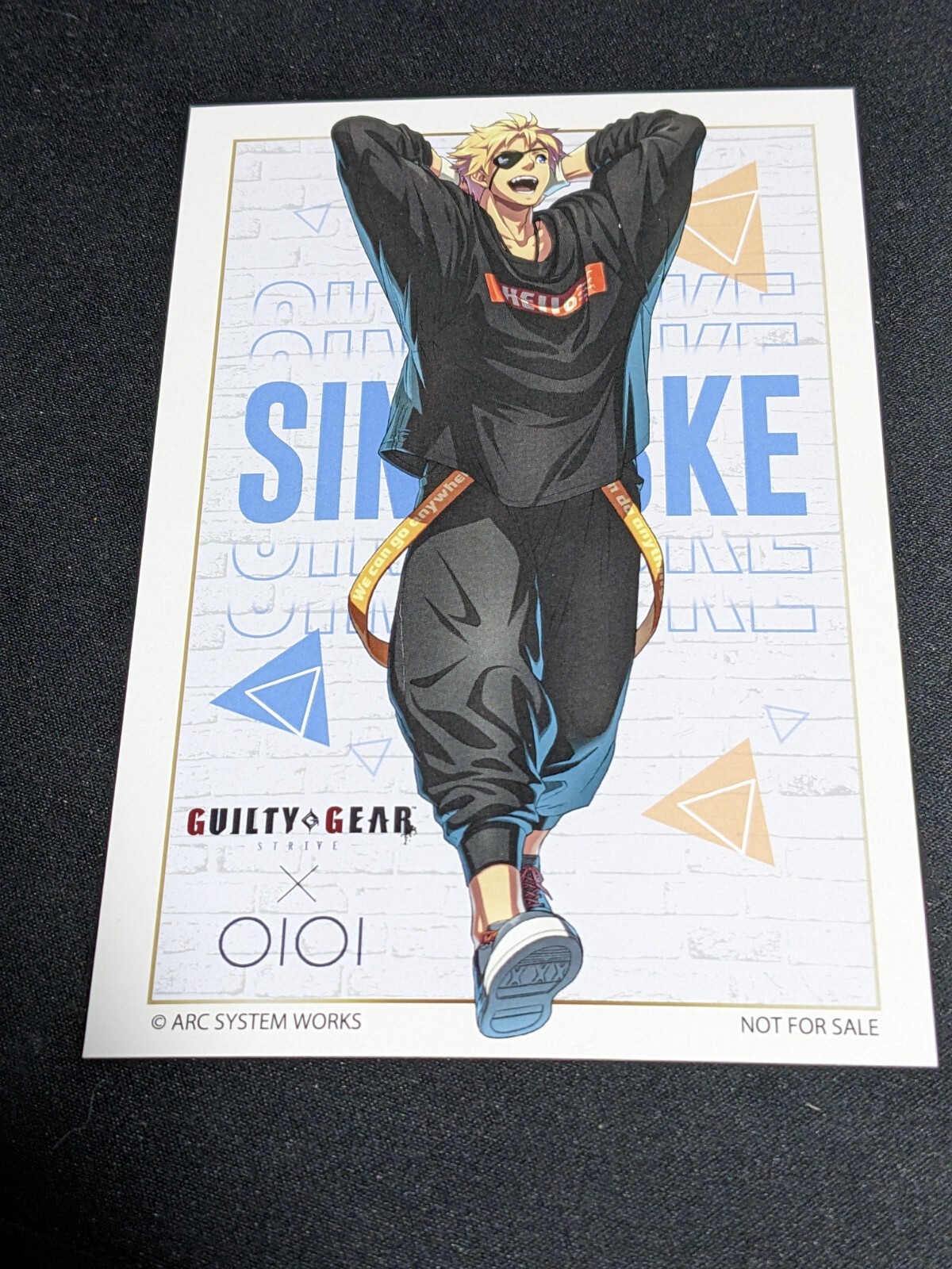 Guilty Gear Strive Limited Illustration Card Sin Kiske Mint