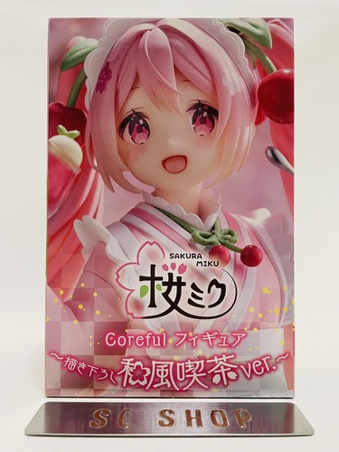 MIKI♡ Hatsune Miku Coreful Figure Sakura Miku Wafuu Kissa ver