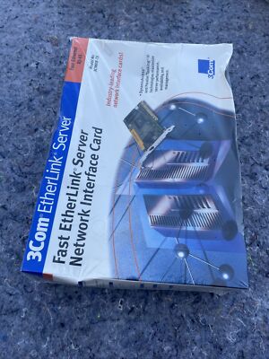 3COM 3C980B-TX FAST ETHERLINK SERVER 10/100BASE-TX ETHERNET ADAPTER SEALED