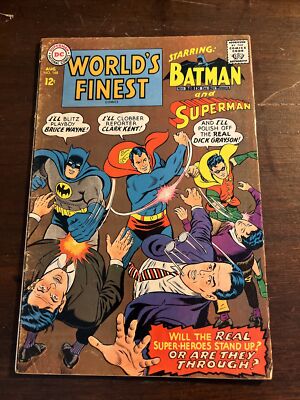1966 DC COMICS WORLD'S FINEST #168