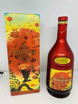  Hennessy VSOP Limited Edition 2019 Chinese New Year EMPTY Red Bottle 750ml