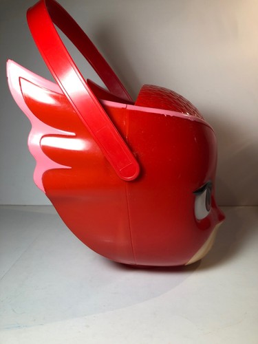 NEW PJ MASKS Owlette HARD PLASTIC TREAT BAG Easter Basket HALLOWEEN TOTE