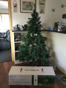 NEW CHRISTMAS TREE THAT LIGHTS UP ONLY TAKEN OUT OF BOX FOR PHOTOS