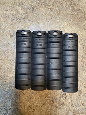 Set Of 4x Knights 9 Rib Rail CoverKAC Cage Code Stamp
