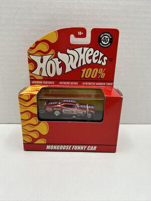 Hot Wheels 40th Ann. 100% Mongoose Funny Car Real Riders