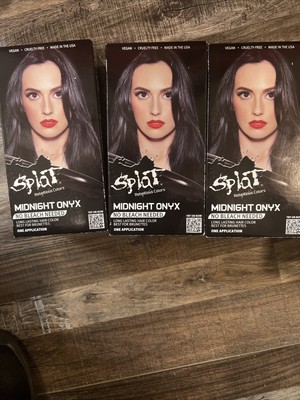 3 Pack Splat Rebellious Colors Midnight Onyx no Bleach needed