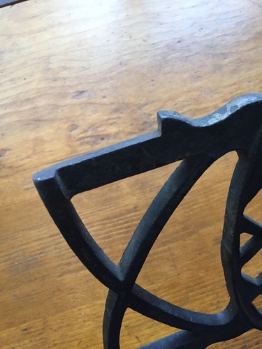 Antique Cast Iron Warming Shelf  Antique Wood Stove Parts Cook Stove Pan Holder