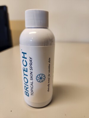 3.4oz BRIOTECH Topical Skin Spray - All Natural Hypochlorous Solution exp 1/2026