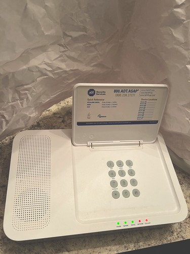 ADT Keypad Security System W/Power Adapters Cellular With Pulse Control Unit