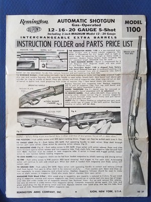 Manuals - Remington 1100