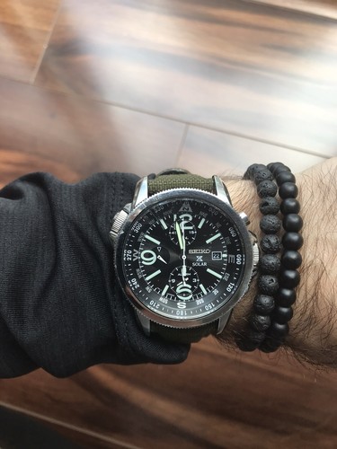 セイコー SSC293 プロスペックス メンズ ブラック フィールドウォッチ