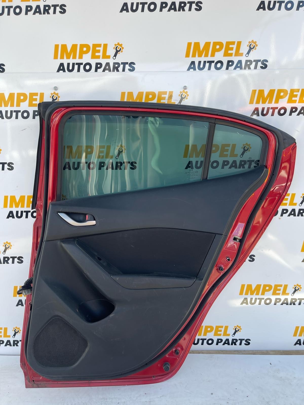 MAZDA 3 BM-BN 11/2013-02/2019 RIGHT REAR DOOR RED SEDAN/HATCH - thumbnail 3