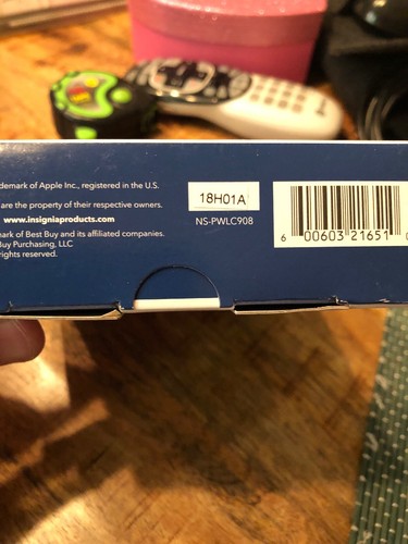 Insignia- Type-C Wall Charger - Black-90w-5’cord, NIB.