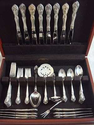 Chateau Rose by Alvin Sterling Silver Flatware Set Service