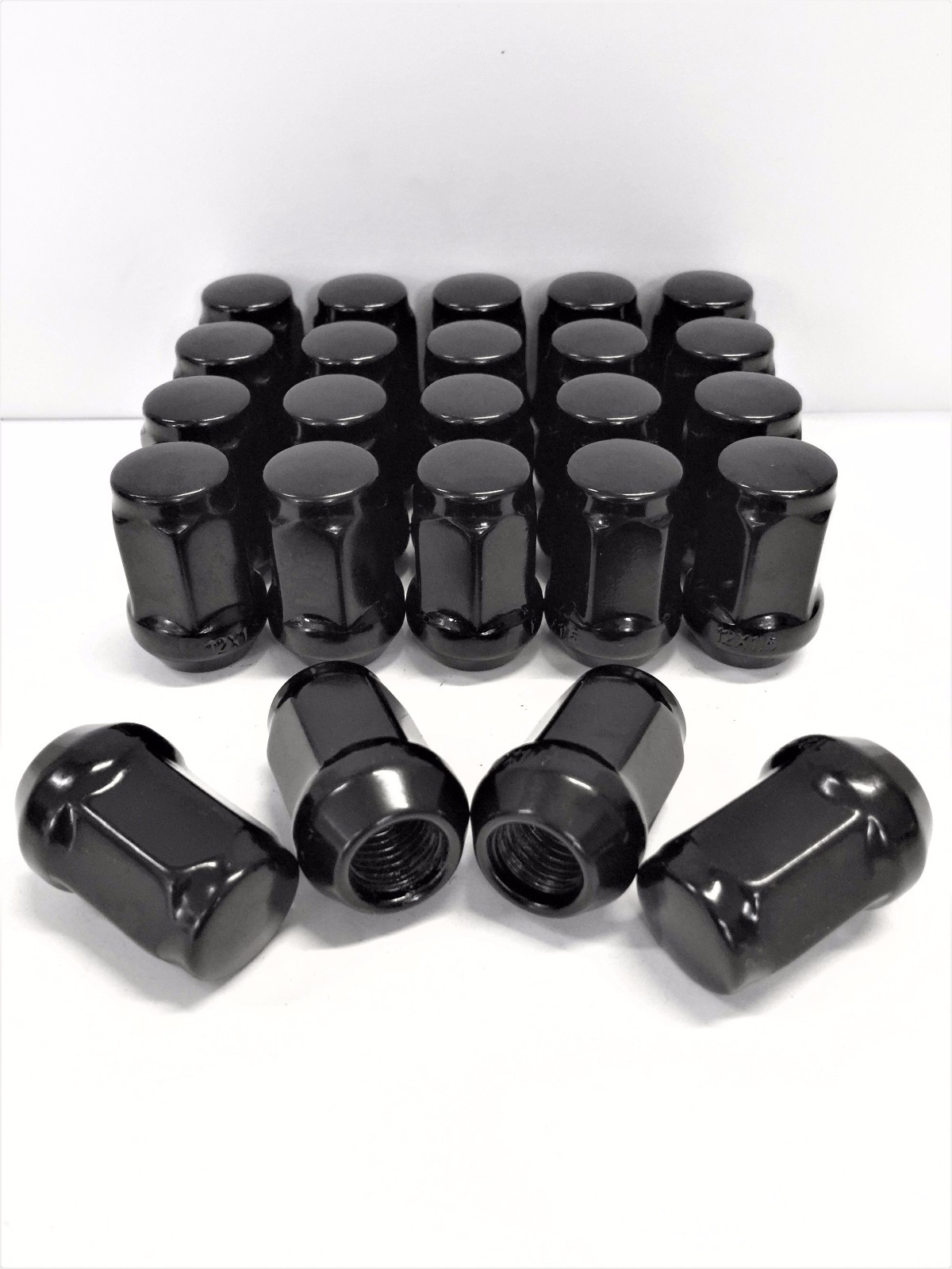 20X M14X1.5 Black Wheel nuts,LUG NUTS, Acorn NUTS, eBay
