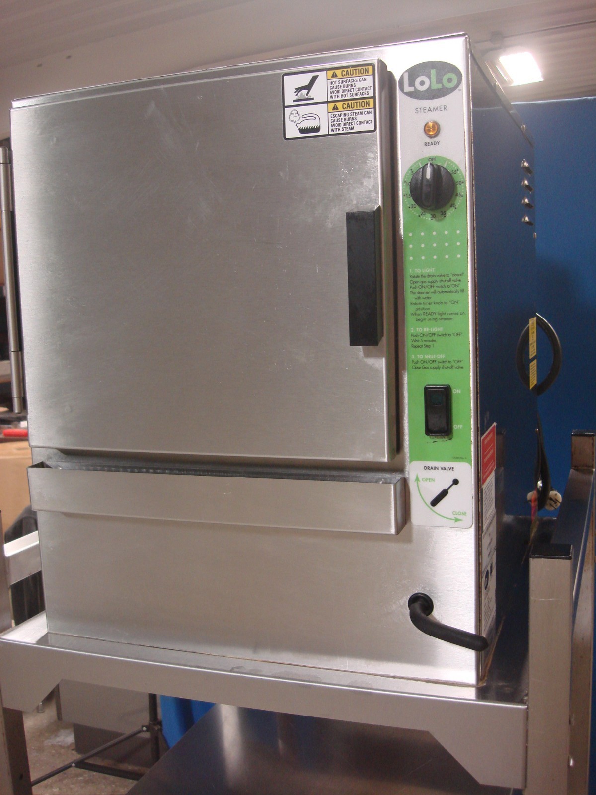 LOLO ST-4G DOUBLE STACK COMMERCIAL NATURAL GAS STEAMER 42,000 BTU