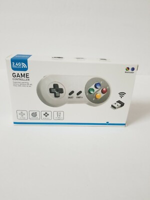 Wireless USB SNES Retro Controller Gamepad for PC MAC Raspberry Pi 