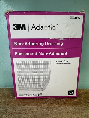 3M / Systagenix Adaptic Sterile Non-Adherent Dressing, 3 x 3 '' 50 Count Box