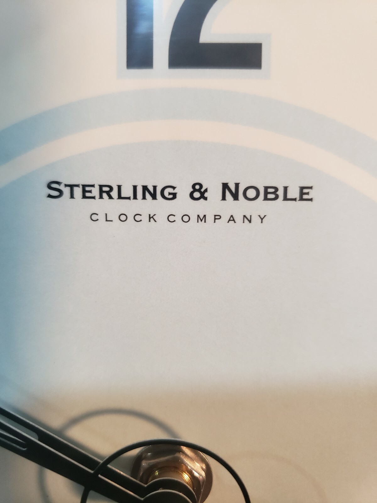 Retro Sterling and Noble Red Diner Wall Clock Mfg No 9 Serial # 2,055,787 Quartz