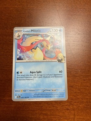 Cynthia's Milotic 053/182 Destined Rivals Regular Pokemon TCG Card
