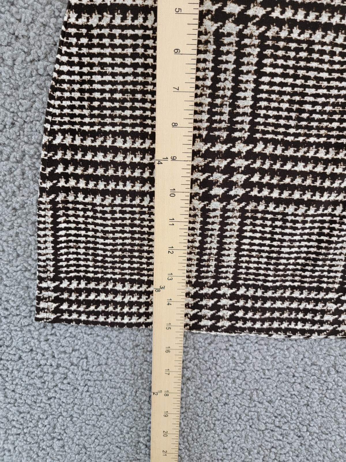 Norma Kamali Side Slit Mini Skirt Women's XS/29 Chocolate Glenn Pull On - Picture 7 of 15